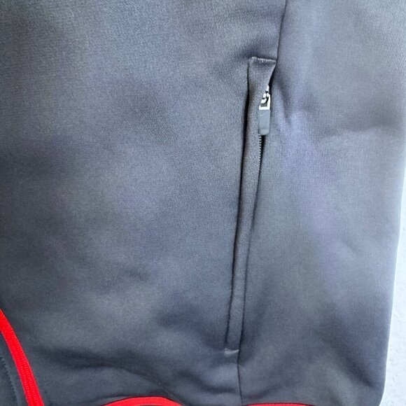 NIKE Therma-Fit Full Zipper Jacket Hoodie Size S Teal Orange #1416-6 - Picture 9 of 10